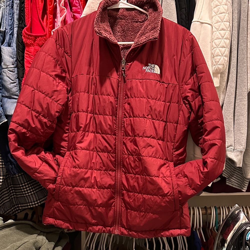 The North Face Women's Maroon Reversible jacket